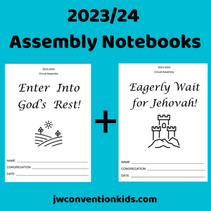 Eagerly Wait for Jehovah JW Assembly with Circuit Overseer Notebook for 2023/24 PDF