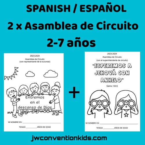 Spanish Español 2 X 2-7años JW Asamblea de Circuito