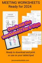 Load image into Gallery viewer, SPANISH / ESPAÑOL Meeting Notetaker for JW Public Talks PDF Download