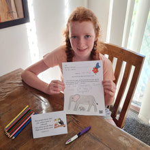 Load image into Gallery viewer, SPANISH Service card for kids