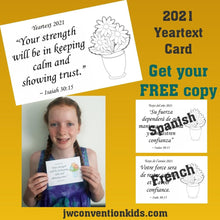 Load image into Gallery viewer, FREE Spanish 2021 Year Text Card