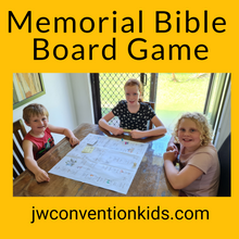 Load image into Gallery viewer, Memorial Bible Game PDF for JW Families Ages 2-102