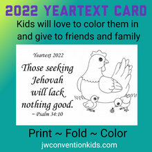 Load image into Gallery viewer, 2022 Yeartext Card