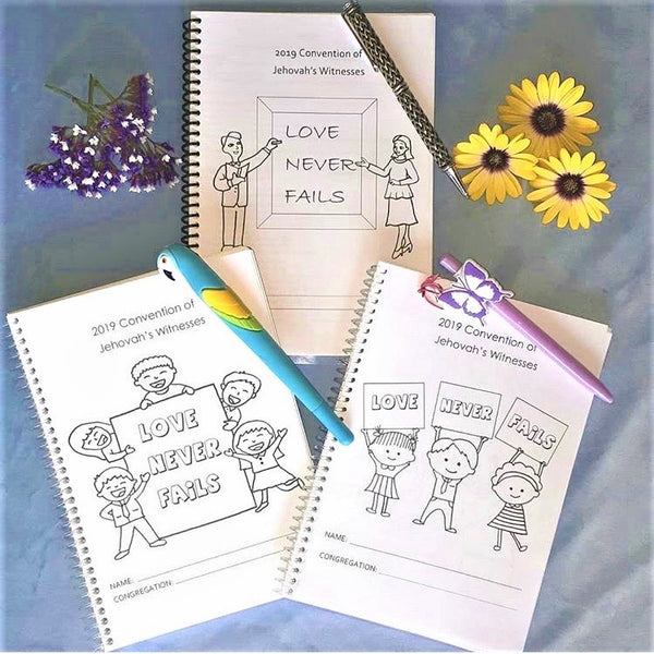 2019 Regional Convention 'Love Never Fails' Notebooks Available Now