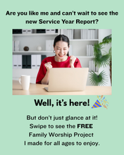 Load image into Gallery viewer, 2025 JW Service Year Report Free Printable for Family Worship