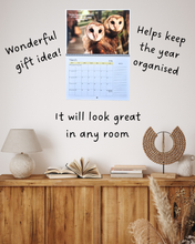 Load image into Gallery viewer, 2026 Wall Calendar JW Printable Monthly Animals with Bible Reading Schedule and Yeartext Homeschool Gift Digital Download includes A4 and Letter size PDF Monday to Sunday