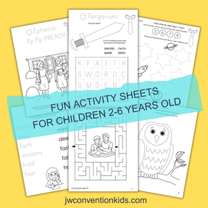 2-7yo Twin Set JW Assembly Activity Books 2025 2026 Printable PDF Digital Download