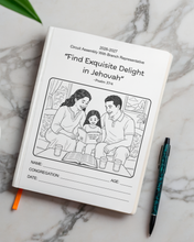 Load image into Gallery viewer, 2-7yo Assembly with Branch Representative JW 2026 Find Exquisite Delight in Jehovah PDF Printable