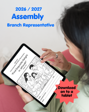 Load image into Gallery viewer, 2-7yo Assembly with Branch Representative JW 2026 Find Exquisite Delight in Jehovah PDF Printable
