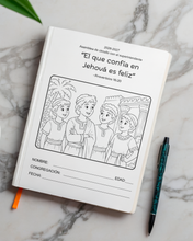 Load image into Gallery viewer, SPANISH 2-7 años Asamblea de circuito con el superintendente “El que confía en  Jehová es feliz”