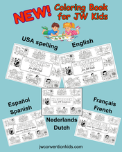 Load image into Gallery viewer, USA Coloring book for JW Kids PDF printable Christian Bible Activity