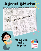 Load image into Gallery viewer, USA Coloring book for JW Kids PDF printable Christian Bible Activity