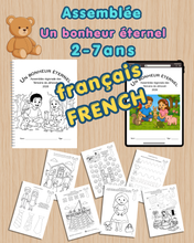 Load image into Gallery viewer, FRENCH 2-7 years old Eternal Happiness JW 2026 Convention PDF Printable