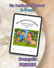 Load image into Gallery viewer, FRENCH 2-7 years old Eternal Happiness JW 2026 Convention PDF Printable