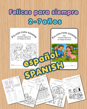 Load image into Gallery viewer, SPANISH Español 2-7años Felices para siempre 2026 JW Asamblea Regional de Los Testigos de Jehová Eternal Happiness Convention Printable