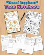 Load image into Gallery viewer, Teen Notebook for 'Eternal Happiness' 2026 JW Convention Printable