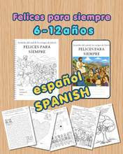 Load image into Gallery viewer, SPANISH Español 6-12años Felices para siempre 2026 JW Asamblea Regional de Los Testigos de Jehová Eternal Happiness Convention Printable