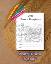 Load image into Gallery viewer, 6-12yo Eternal Happiness JW 2026 Convention PDF Printable
