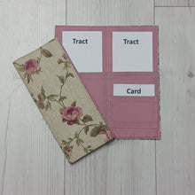 Load image into Gallery viewer, Tract holders for JW Ministry - Floral for invitations and tracts