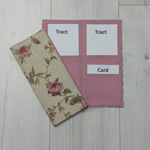 Tract holders for JW Ministry - Floral for invitations and tracts