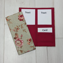 Load image into Gallery viewer, Tract holders for JW Ministry - Floral for invitations and tracts