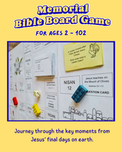 Load image into Gallery viewer, Memorial Bible Game for JW Family Worship Ages 2-102 printable download