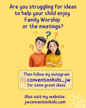 Load image into Gallery viewer, Memorial Bible Game for JW Family Worship Ages 2-102 printable download