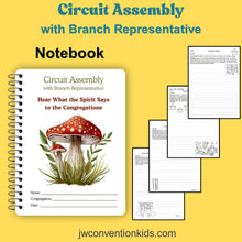 Load image into Gallery viewer, Notebook Set of 2 for the JW Circuit Assemblies 2025 - 2026 with the Branch Representative and Circuit Overseer PDF download Printable
