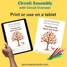 Load image into Gallery viewer, Notebook for JW Assembly with Circuit Overseer Worship With Spirit and Truth 2025 2026 PDF digital download