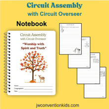 Load image into Gallery viewer, Notebook Set of 2 for the JW Circuit Assemblies 2025 - 2026 with the Branch Representative and Circuit Overseer PDF download Printable
