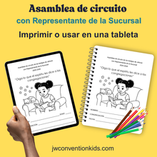 Load image into Gallery viewer, SPANISH Español 2-7 años BR Asamblea de circuito de los testigos de Jehová  con Representante de la Sucursal  2025-2026 Oiga lo que el espíritu les dice a las congregaciones