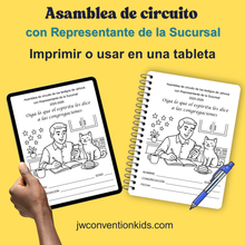 Load image into Gallery viewer, SPANISH Español 6-13 años BR Asamblea de circuito de los testigos de Jehová  con Representante de la Sucursal  2025-2026 Oiga lo que el espíritu les dice a las congregaciones