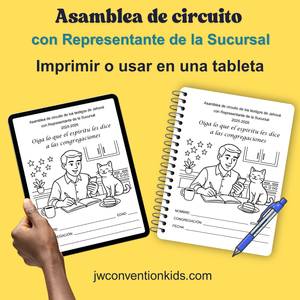 SPANISH Español 6-13 años BR Asamblea de circuito de los testigos de Jehová  con Representante de la Sucursal  2025-2026 Oiga lo que el espíritu les dice a las congregaciones