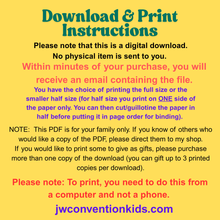 Load image into Gallery viewer, SPANISH Español 6-13 años BR Asamblea de circuito de los testigos de Jehová  con Representante de la Sucursal  2025-2026 Oiga lo que el espíritu les dice a las congregaciones