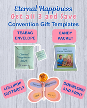 Load image into Gallery viewer, 3 Set Printables for 'Eternal Happiness' JW Convention Gifts