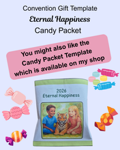 Load image into Gallery viewer, Butterfly Lollipop Template for the JW Eternal Happiness Convention PDF Printable Download for Gifts