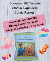 Load image into Gallery viewer, Candy Packet Pouches for the JW Eternal Happiness Convention PDF Printable Download for Gifts