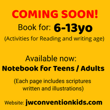 Load image into Gallery viewer, 2-7yo Exercise Patience 2023 Convention book for JW Children PDF