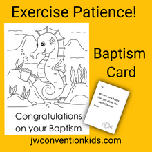 Load image into Gallery viewer, 6-13yo Exercise Patience 2023 Convention book for JW Children PDF