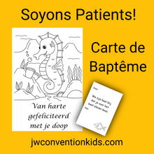 Load image into Gallery viewer, French 6-13yo Exercise Patience 2023 Convention book for JW Children PDF