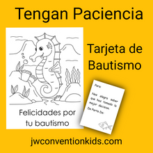 Load image into Gallery viewer, SPANISH 2-7años “¡Tengan paciencia!” Español Exercise Patience 2023 Convention book for JW Children PDF