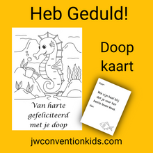 Load image into Gallery viewer, Dutch / Nederlands 2-7yo Exercise Patience 2023 Convention book for JW Children PDF