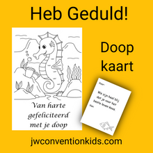 Load image into Gallery viewer, DUTCH/NEDERLANDS 6-13jo Heb Geduld! Exercise Patience 2023 Convention book for JW Children PDF