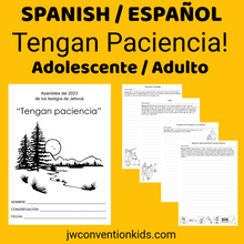 Load image into Gallery viewer, SPANISH 3 Set Tengan Paciencia! JW Convention Books