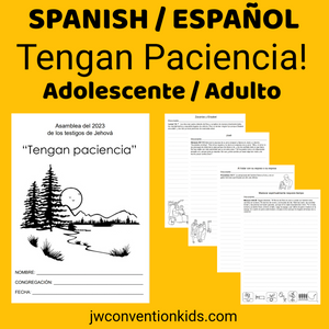 SPANISH 3 Set Tengan Paciencia! JW Convention Books