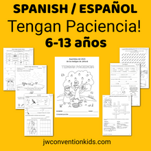 Load image into Gallery viewer, SPANISH 3 Set Tengan Paciencia! JW Convention Books