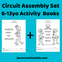 Load image into Gallery viewer, 6-13yo Eagerly Wait for Jehovah JW Circuit Assembly with Circuit Overseer