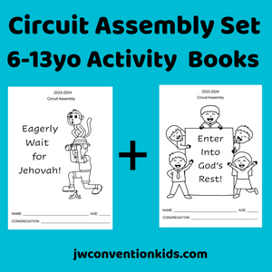 6-13yo Eagerly Wait for Jehovah JW Circuit Assembly with Circuit Overseer