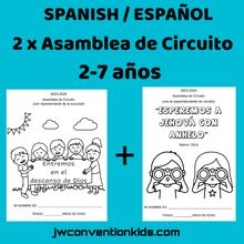 Load image into Gallery viewer, Spanish Español 2 X 2-7años JW Asamblea de Circuito