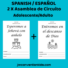 Load image into Gallery viewer, Spanish/Español 2 X Adolescente/Adulto JW Asamblea de Circuito